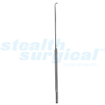 A-STYLE STRAIGHT CURETTE, 8-3/4", DOUBLE ANGLED, 2MM