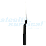 STEALTH SURGICAL INSTRUMENTS MICRO CURETTE #1 FORWARD ANGLE 10"